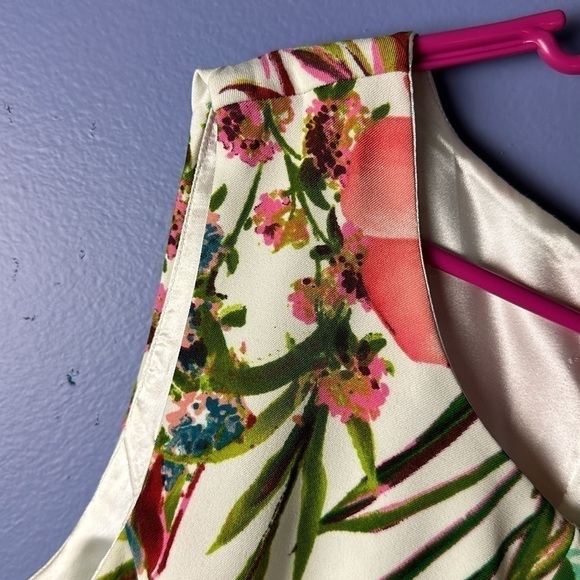 Dress Barn Women’s Plus Size 18 Floral Peplum Midi Dress - Picture 3 of 12